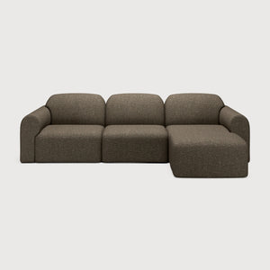   Brown Modular Sofa Set | Oroa.com