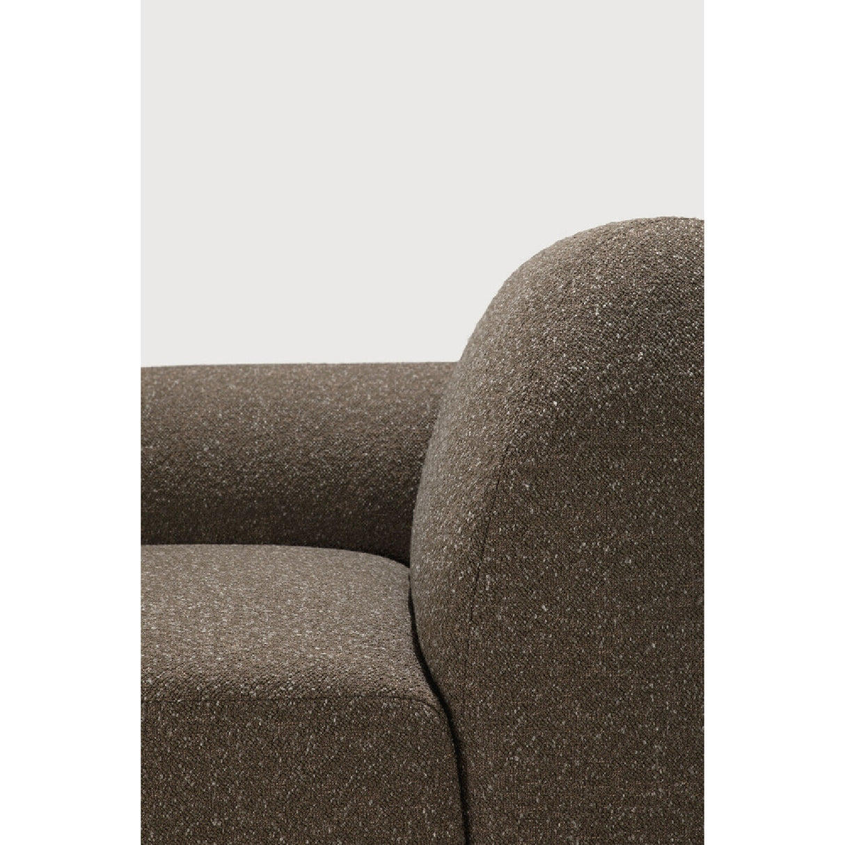   Modern European furniture - Curved Sofa with Semi-Circle Footstool - www.oroa.com | Oroa.com