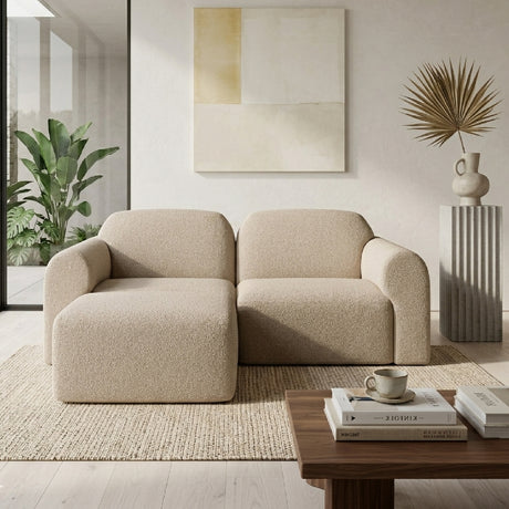   Modern European furniture - End Seater Sofa with Footstool  - www.oroa.com | Oroa.com