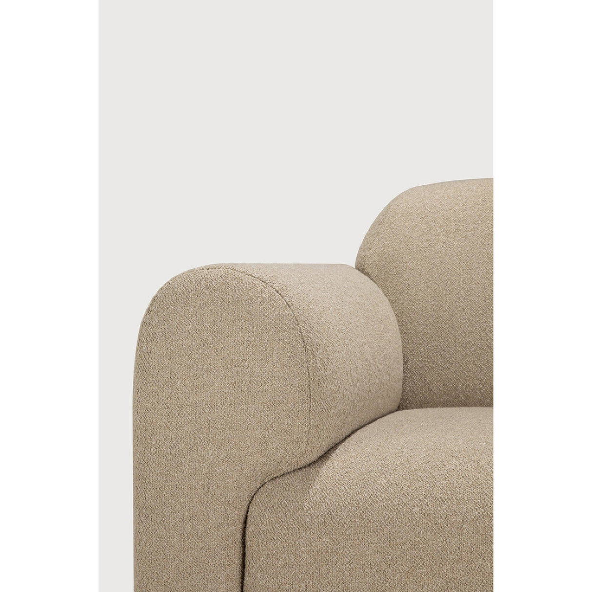   Modern European furniture - End Seater Sofa with Footstool  - www.oroa.com | Oroa.com