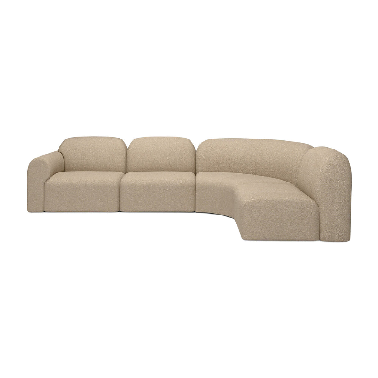   Modern or European furniture - Curved Modular Sofa Set - www.oroa.com | Oroa.com