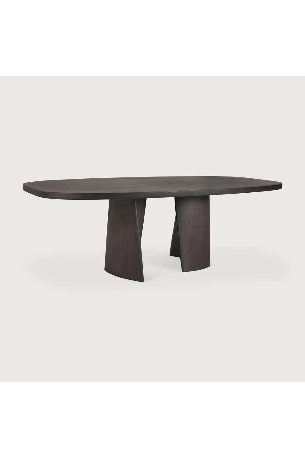 Round Concrete Outdoor Dining Table | Ethnicraft Roller Max | Oroa.com