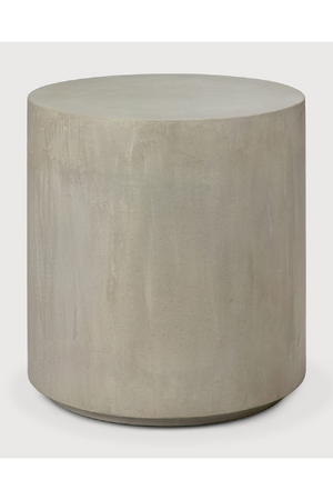 Round Concrete Outdoor Side Table | Ethnicraft Elements | Oroa.com