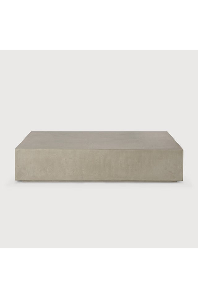 Rectangular Concrete Outdoor Coffee Table | Ethnicraft | Oroa.com