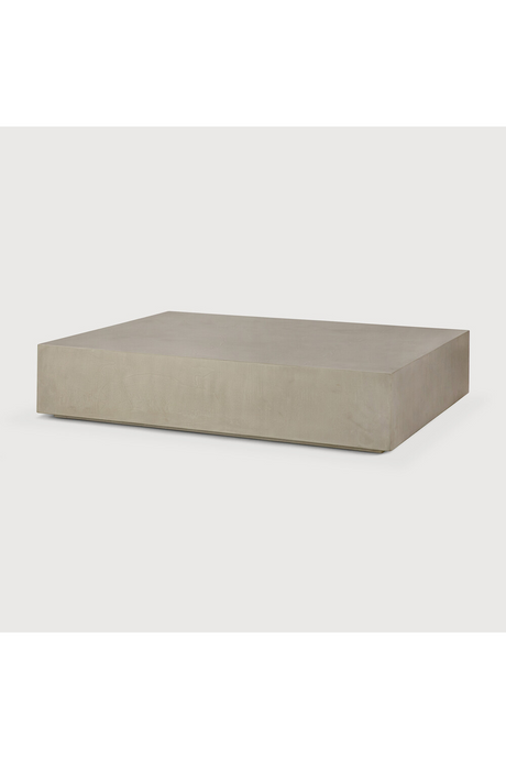 Rectangular Concrete Outdoor Coffee Table | Ethnicraft | Oroa.com