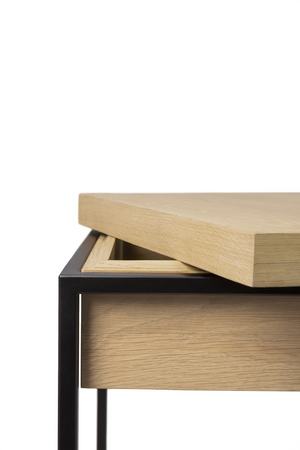 Oak Square Side Table | Ethnicraft Monolit | OROA.com