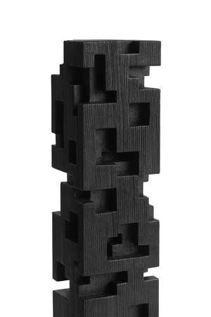 Black Teak Decorative Object | Ethnicraft Colonne | Oroa.com