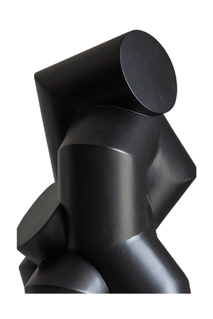 Carved Black Mahogany Sculpture | Ethnicraft Pipe #4 | Oroa.com