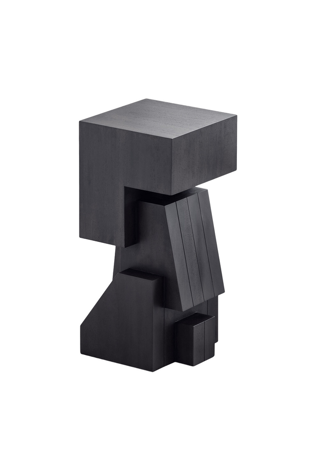Mahogany Abstract Sculpture | Ethnicraft Brutal Monument #4 | Oroa.com