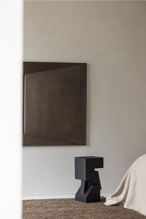 Mahogany Abstract Sculpture | Ethnicraft Brutal Monument #4 | Oroa.com