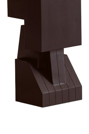 Mahogany Abstract Sculpture | Ethnicraft Brutal Monument #4 | Oroa.com