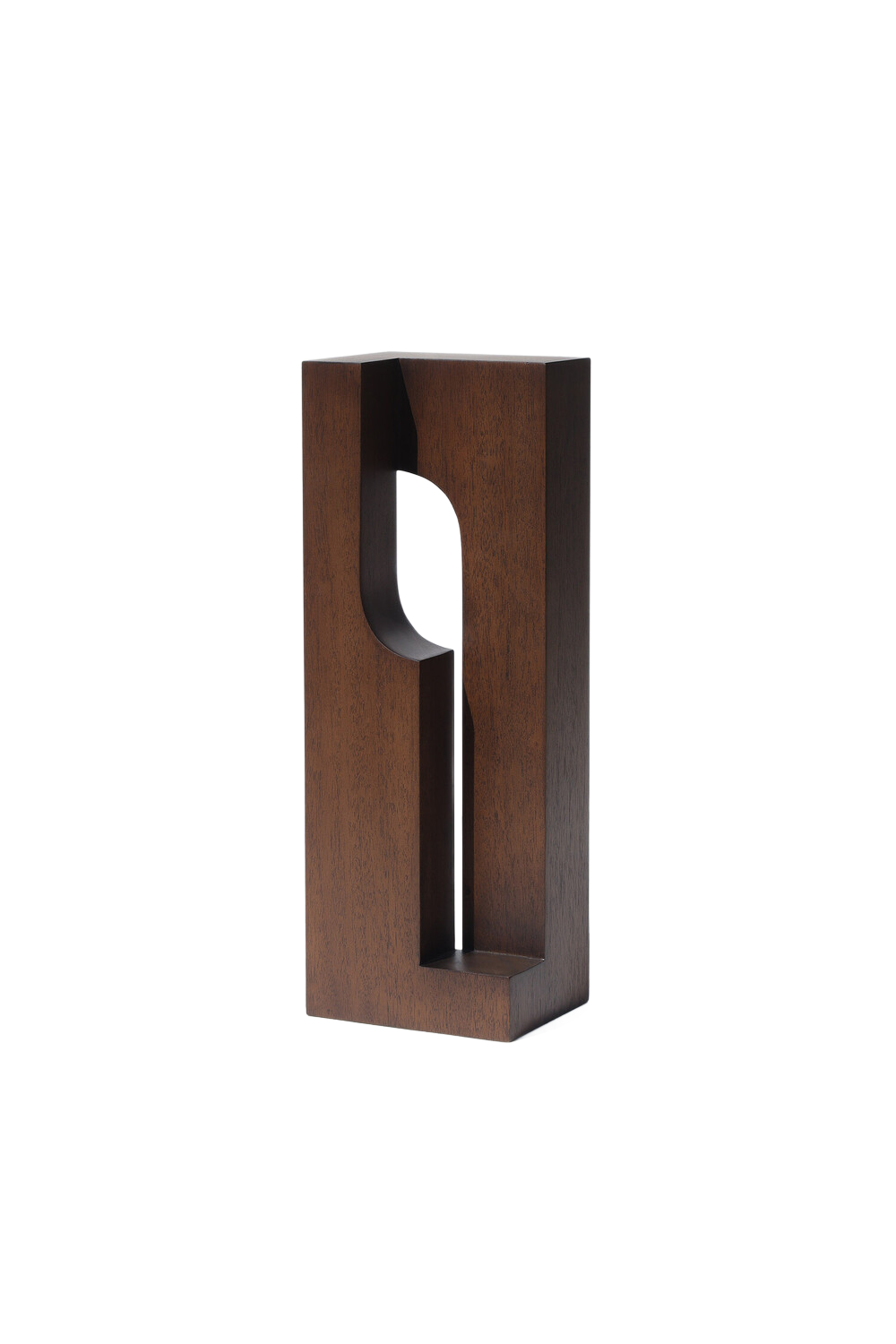 Mahogany Geometric Sculpture | Ethnicraft Kolom | Oroa.com