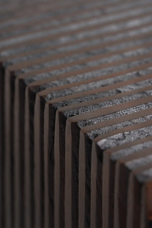 Varnished Mahogany Book Ends (2) | Ethnicraft Grooves | OROA.com