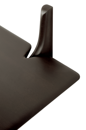 Brown Mahogany Wall Shelf | Ethnicraft PI | Oroa.com