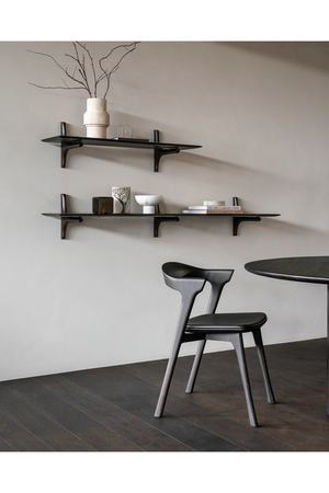 Brown Mahogany Wall Shelf | Ethnicraft PI | Oroa.com