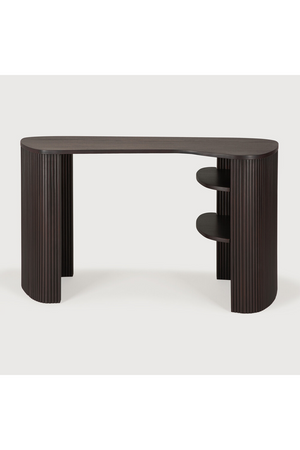 Dark Brown Mahogany Desk | Ethnicraft Roller Max | Oroa.com