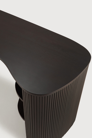 Dark Brown Mahogany Desk | Ethnicraft Roller Max | Oroa.com