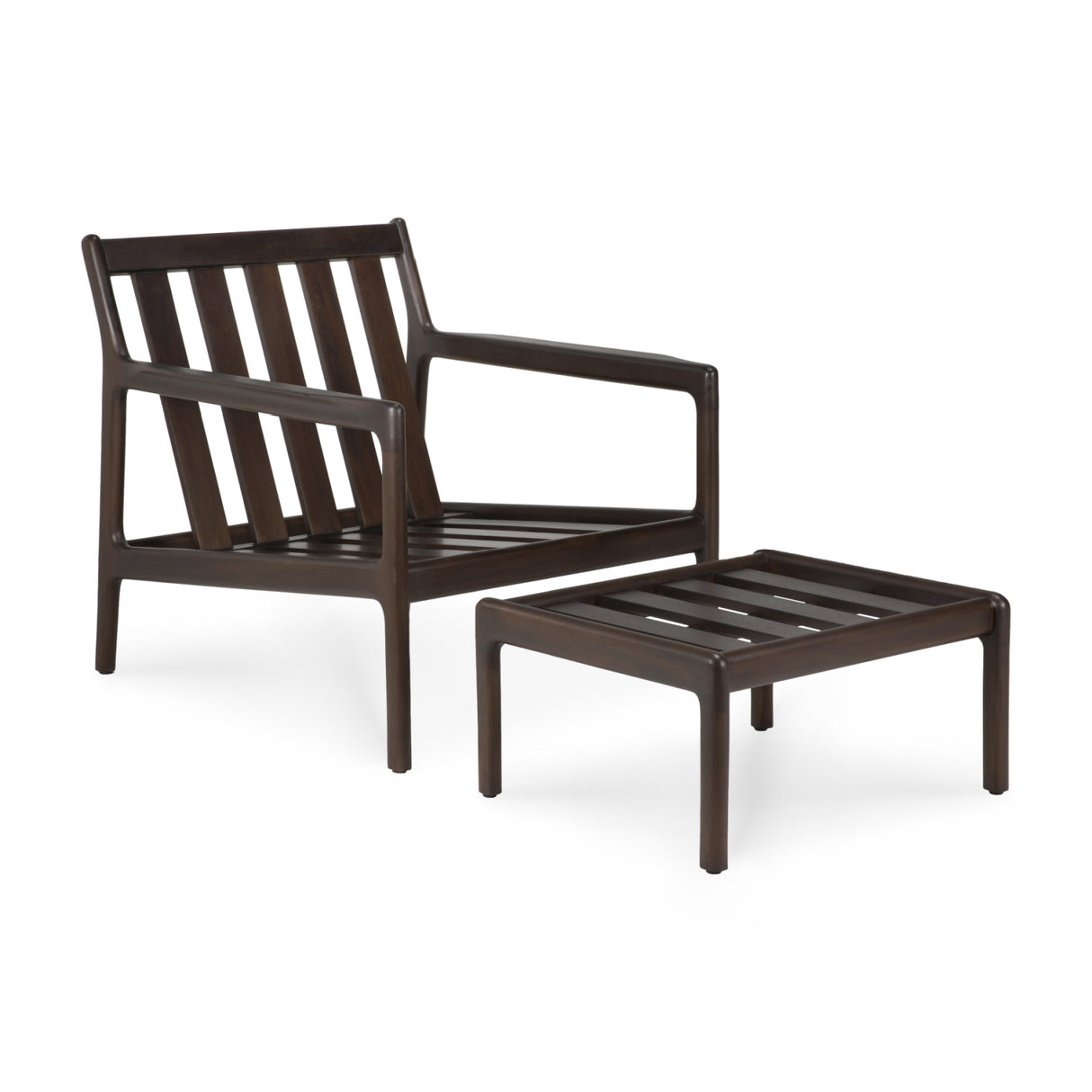   Brown Mahogany Lounge Chair | Oroa.com
