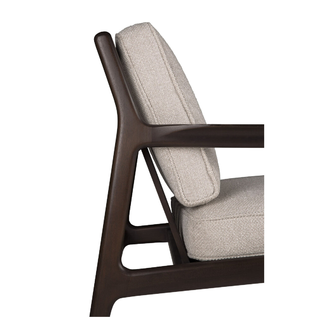   Brown Mahogany Lounge Chair | Oroa.com