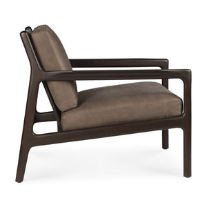   Brown Mahogany Lounge Chair | Oroa.com