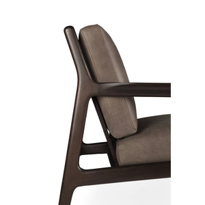   Brown Mahogany Lounge Chair | Oroa.com