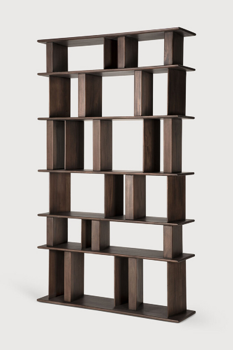 Dark Solid Mahogany Cabinet | Ethnicraft Block | Oroa.com