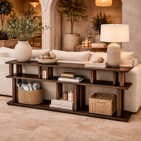   Solid Mahogany Sofa Console | Oroa.com