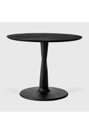 Solid Oak Pedestal Dining Table | Ethnicraft Torsion | Oroa.com