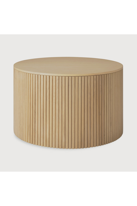 Round Storage Coffee Table | Ethnicraft Roller Max | Oroa.com