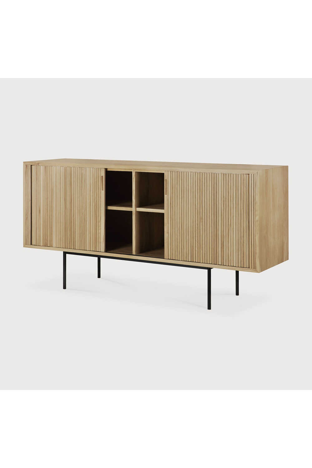 Sliding Door Oak Sideboard | Ethnicraft Roller Max