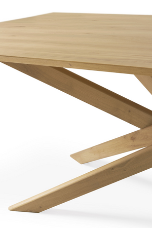 Rectangular Oak Dining Table | Ethnicraft Mikado | OROA.com