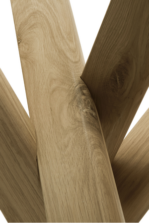 Round Cross Leg Side Table | Ethnicraft Mikado | OROA.com