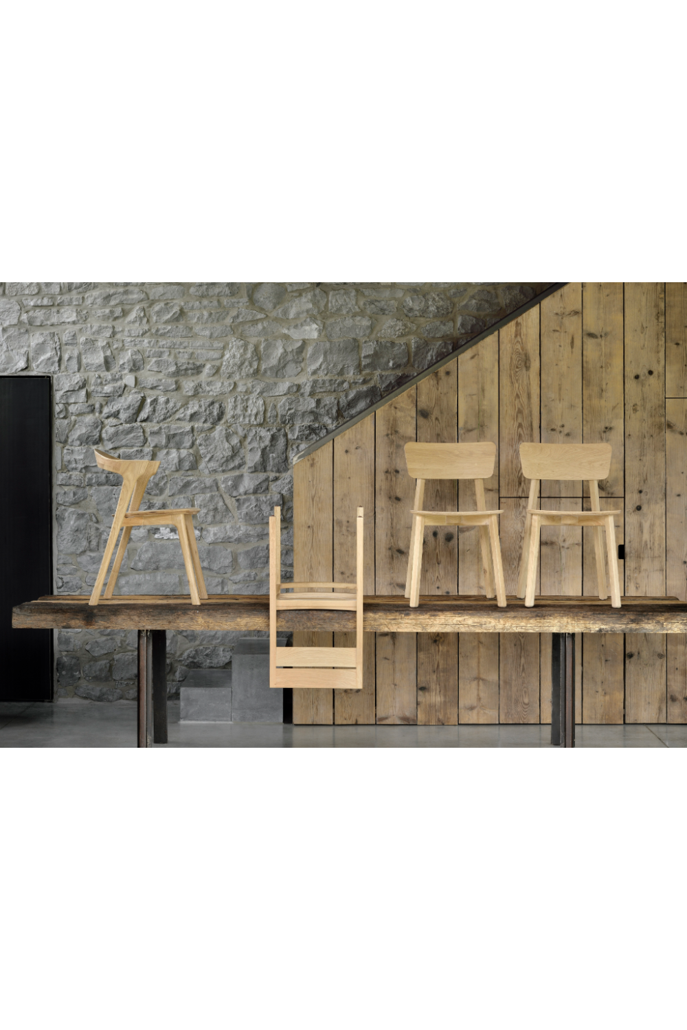 Oak Minimalist Dining Chair | Ethnicraft Casale | Oroa.com