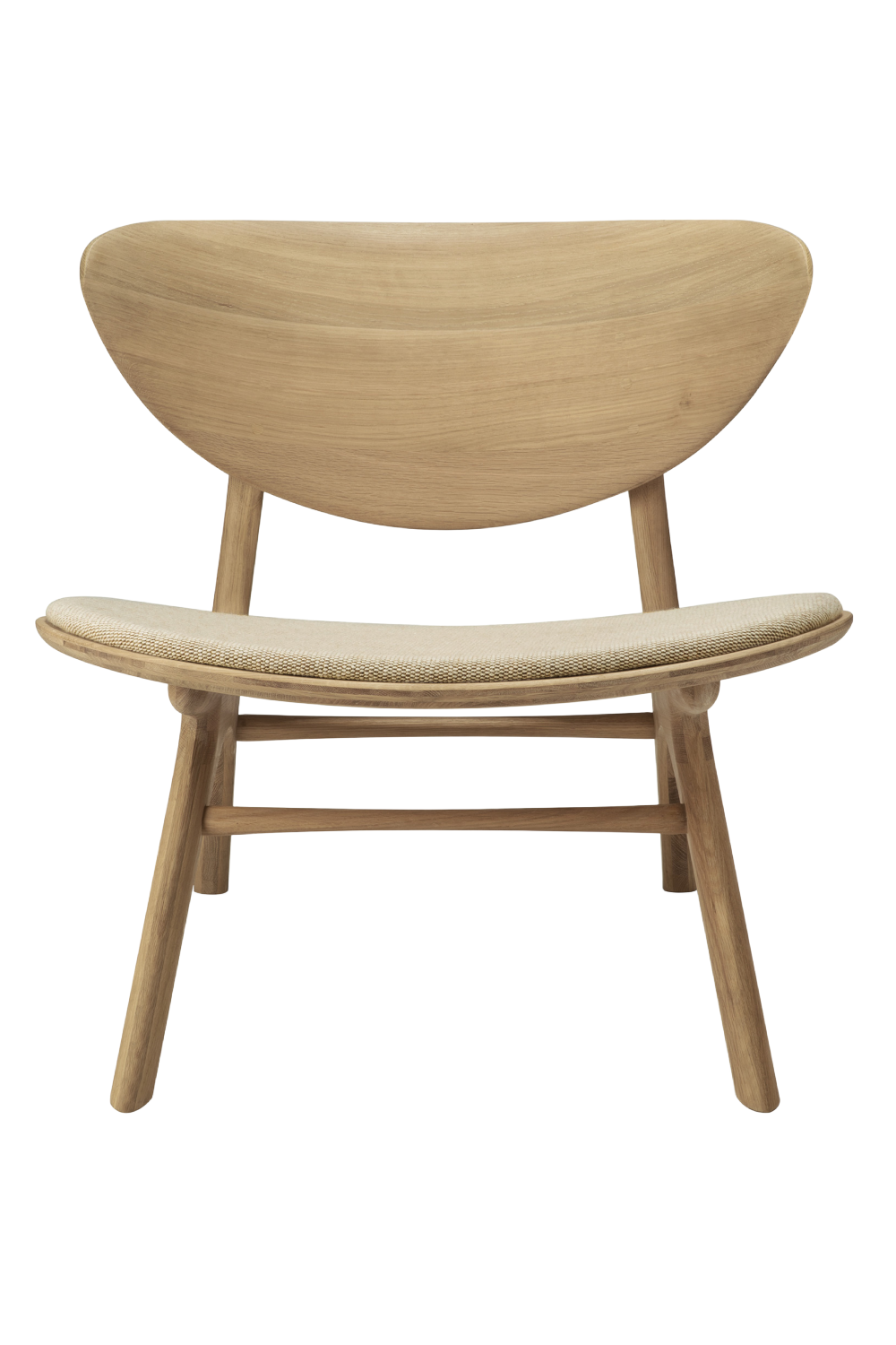 Upholstered Curved Lounge Chair | Ethnicraft Eye | Oroa.com