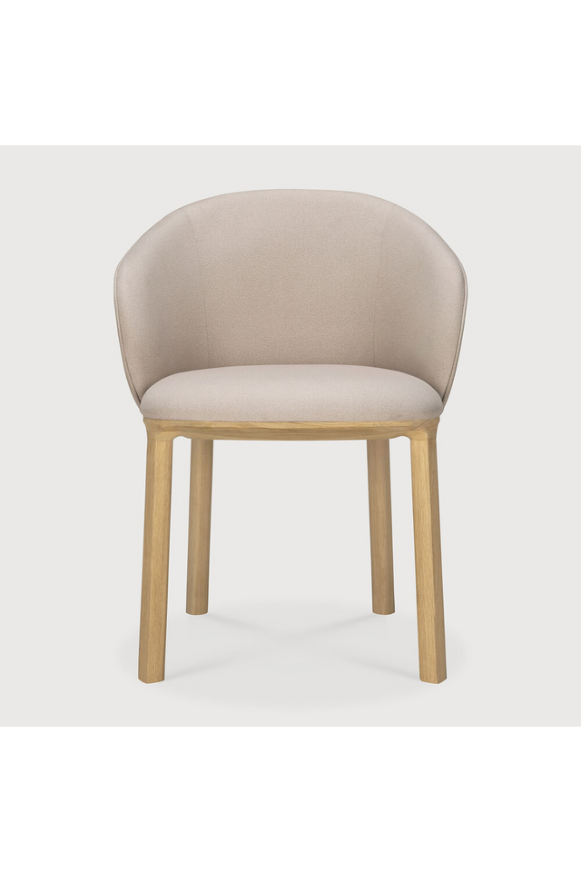 Upholstered Oak Dining Chair | Ethnicraft Unda | Oroa.com