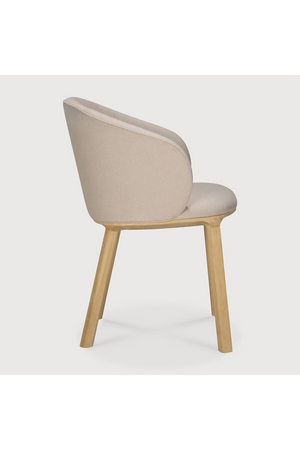 Upholstered Oak Dining Chair | Ethnicraft Unda | Oroa.com