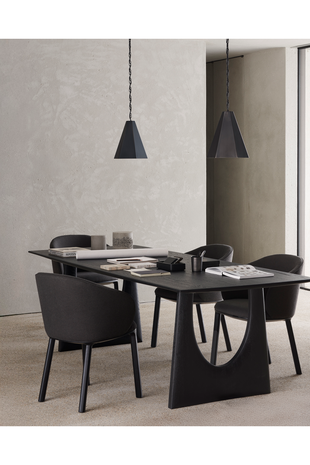 Upholstered Oak Dining Chair | Ethnicraft Unda | Oroa.com