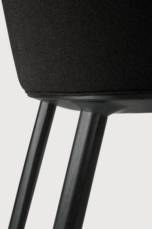 Upholstered Oak Dining Chair | Ethnicraft Unda | Oroa.com