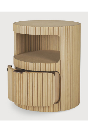 Pebble Top Curved Legs Desk | Ethnicraft Boomerang | Oroa.com