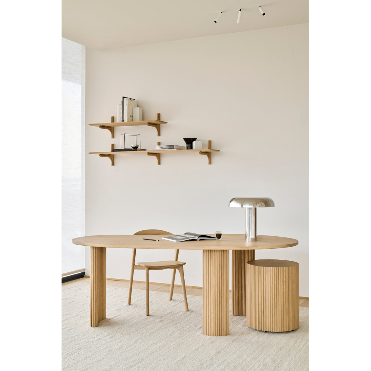   Curved Oak Desk | Oroa.com