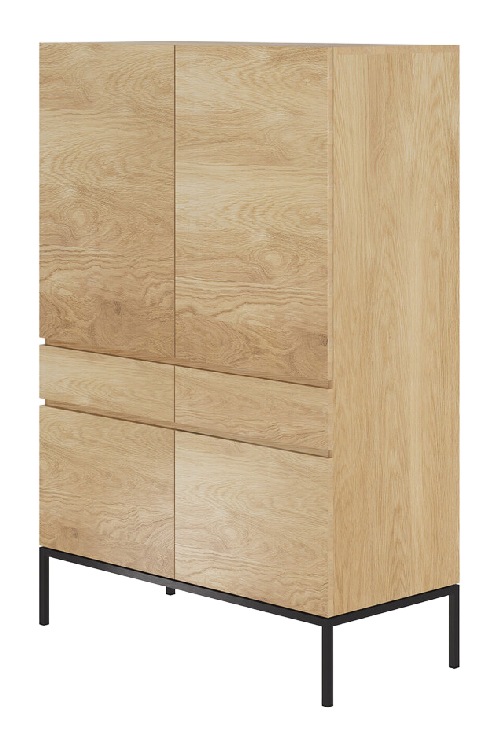 Oiled Oak Storage Cabinet | Ethnicraft Ligna | Oroa.com