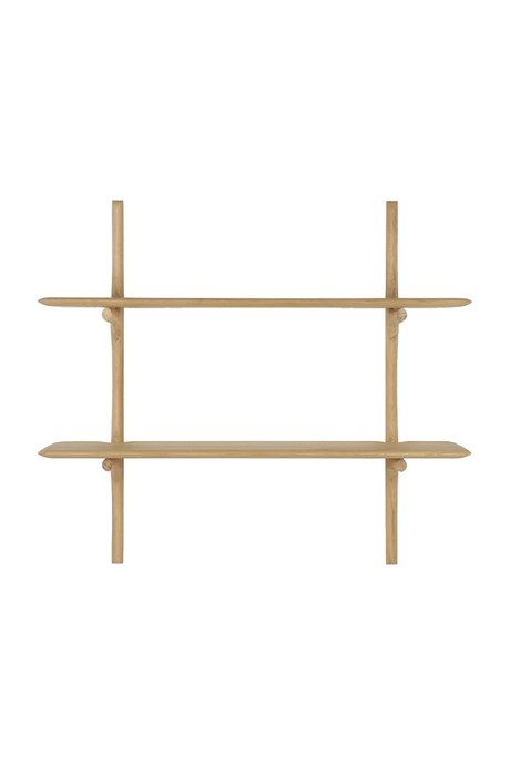 Curved Wood Wall Shelf | Ethnicraft PI | OROA.com