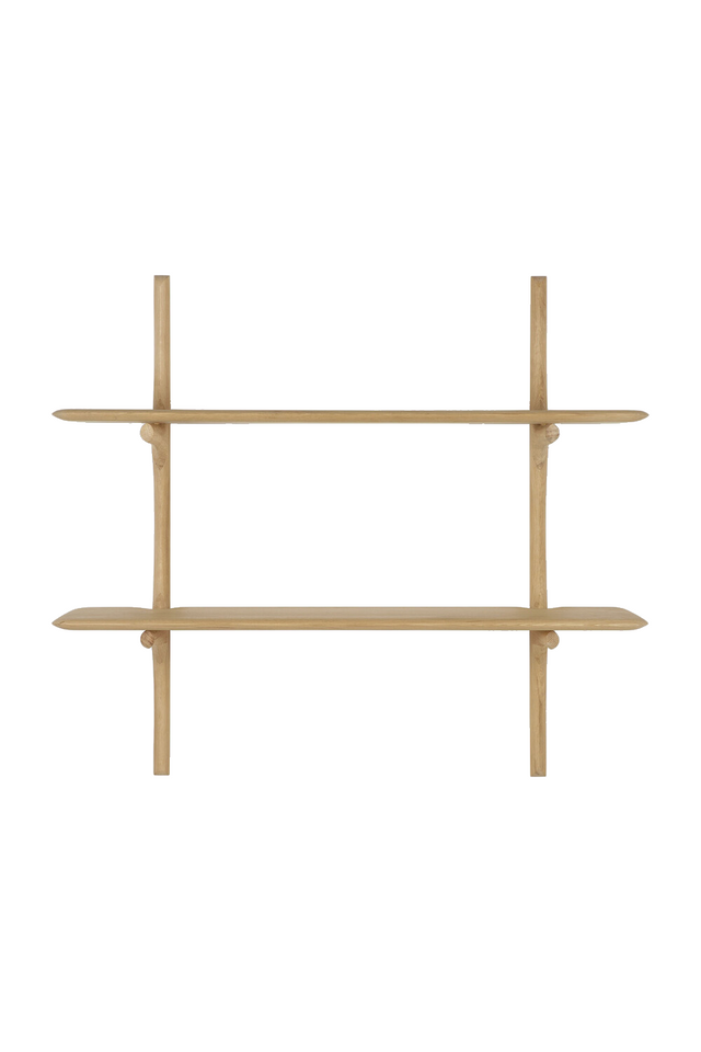 Curved Wood Wall Shelf | Ethnicraft PI | OROA.com