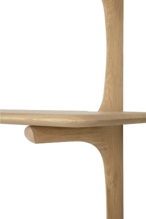 Curved Wood Wall Shelf | Ethnicraft PI | OROA.com