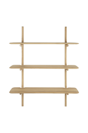 Curved Wood Wall Shelf | Ethnicraft PI | OROA.com