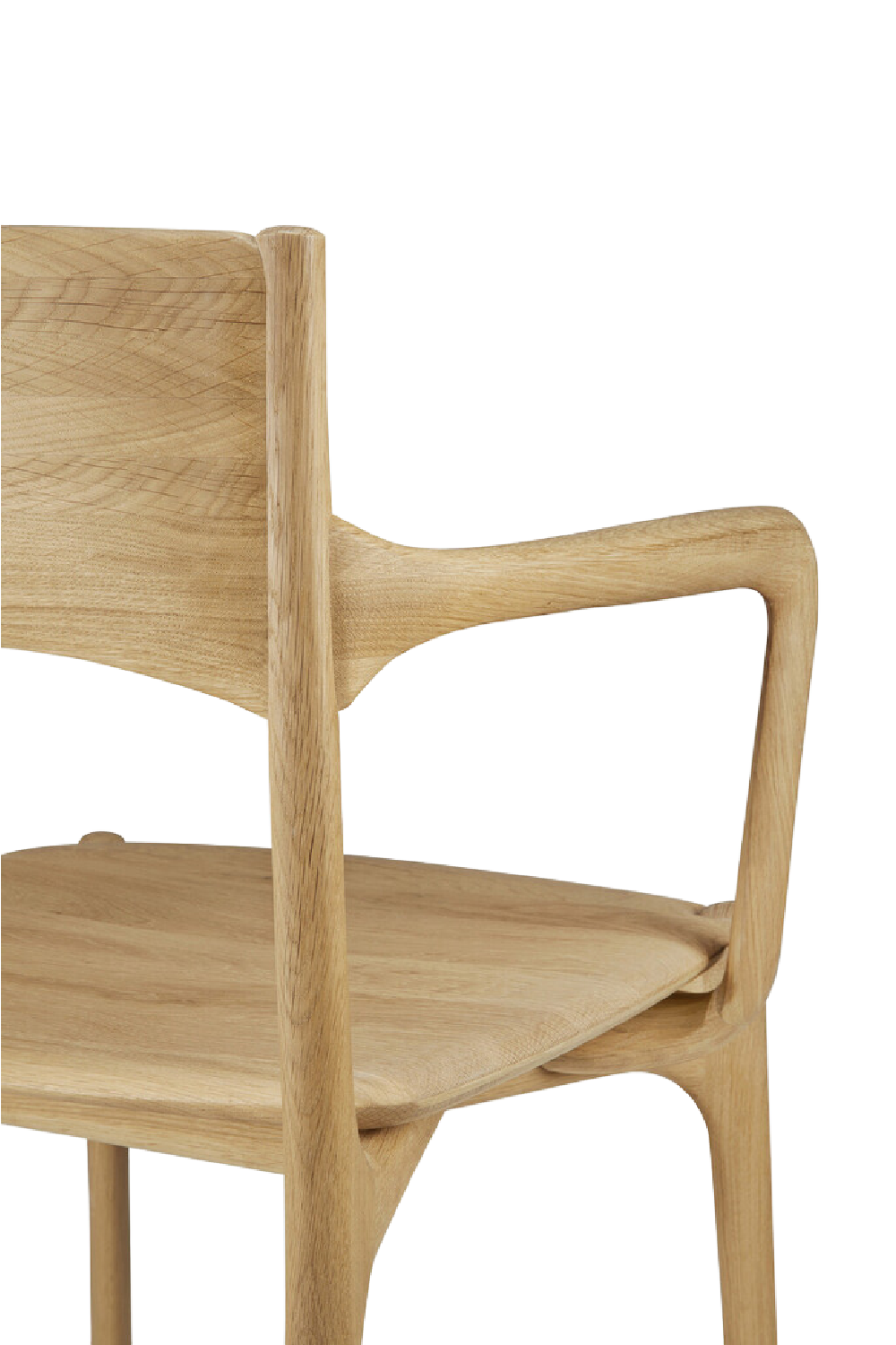 Sleek Handcrafted Dining Chair | Ethnicraft PI | Oroa.com