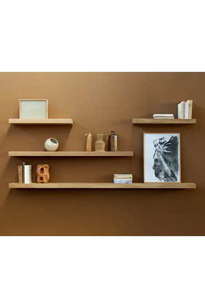 Oiled Oak Wall Shelf | Ethnicraft Wall | OROA.com