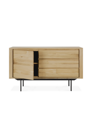 Oak Wood Sideboard with Legs | Ethnicraft Shadow