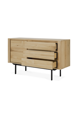 Oak Wood Sideboard with Legs | Ethnicraft Shadow