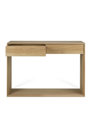 Oak 2-Drawer Console Table | Ethnicraft Nordic | OROA.com